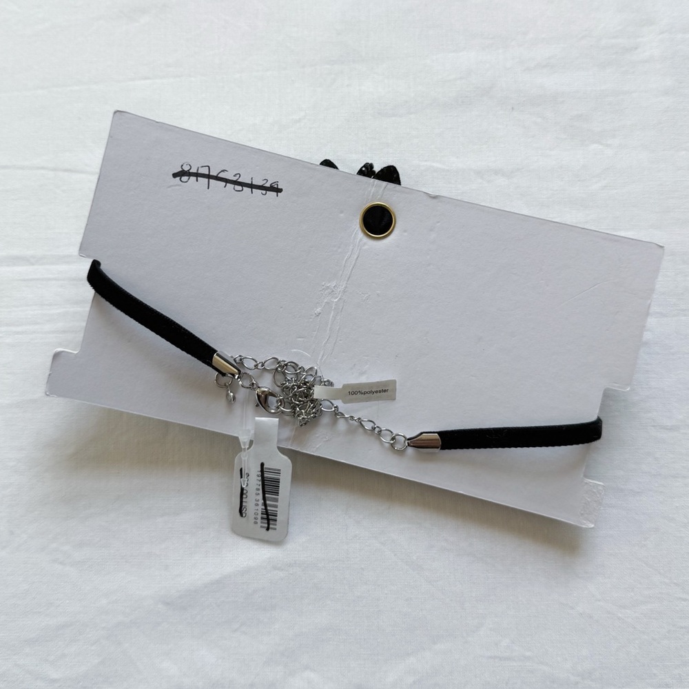 NWT Free People From Dusk Till Dawn Choker in Black O/S - Picture 3 of 4